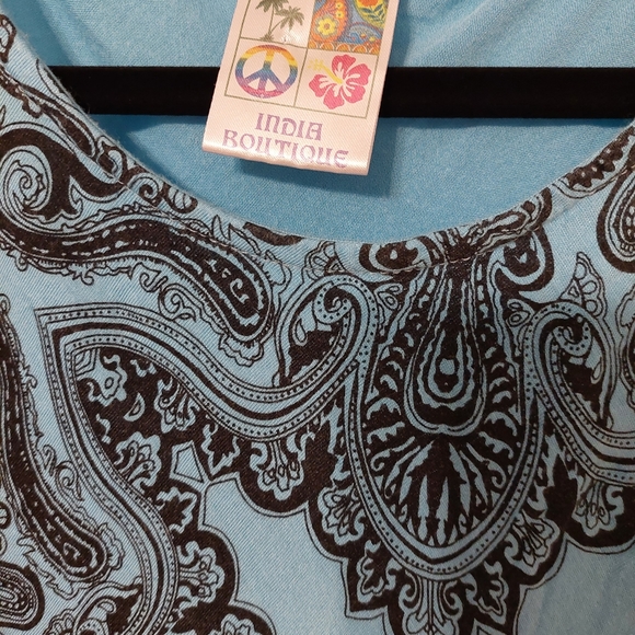 India Boutique Handkerchief Blouse - Picture 3 of 4